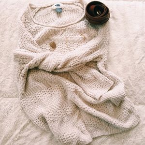 Old navy women's M cream sweater